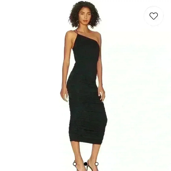 NWT Revolve NBD Nichola Midi Dress in Black - Picture 2 of 8